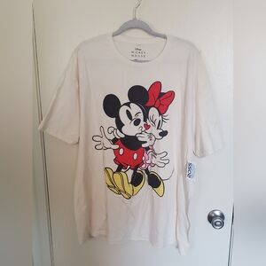 NWT Disney Mickey Mouse Cream T-Shirt